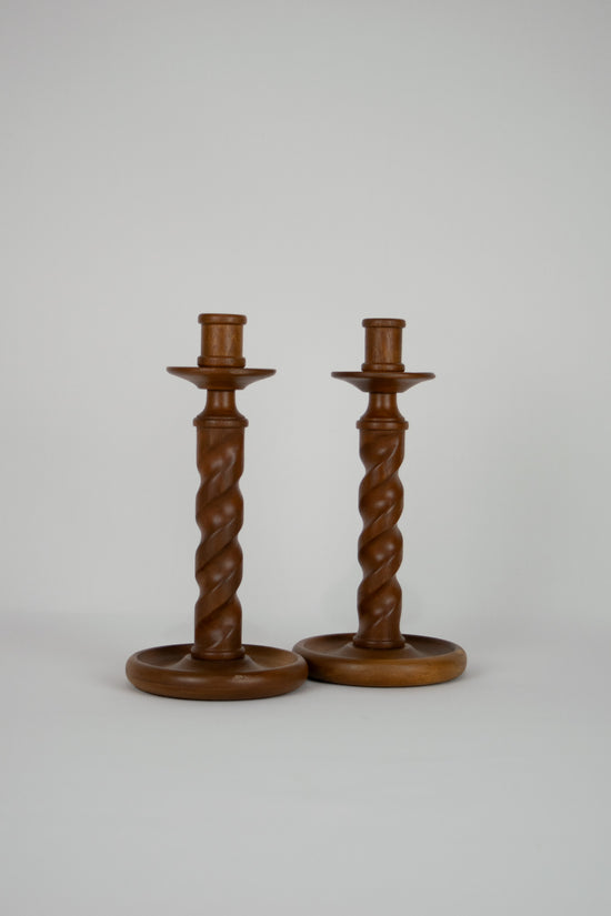 Barley Twist Candlestick Holders