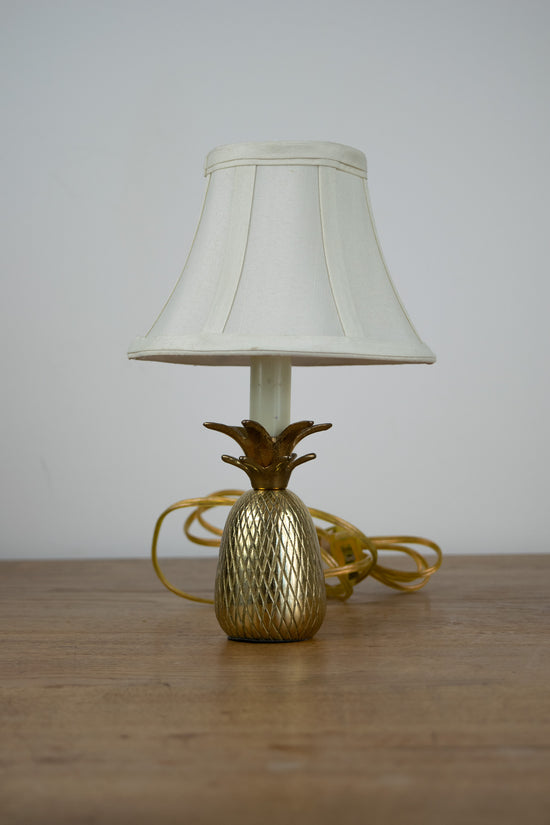 Vintage Brass Pineapple Lamp