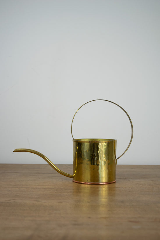 Hammered Brass Watering Can