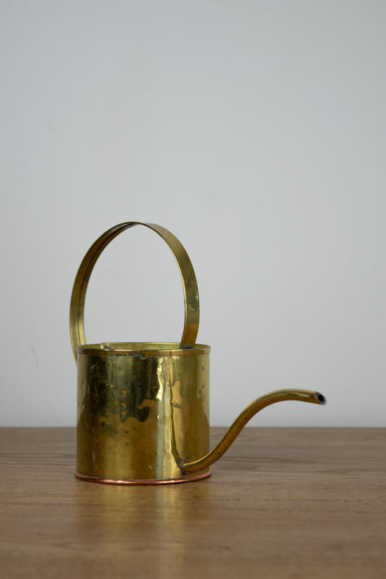 Hammered Brass Watering Can